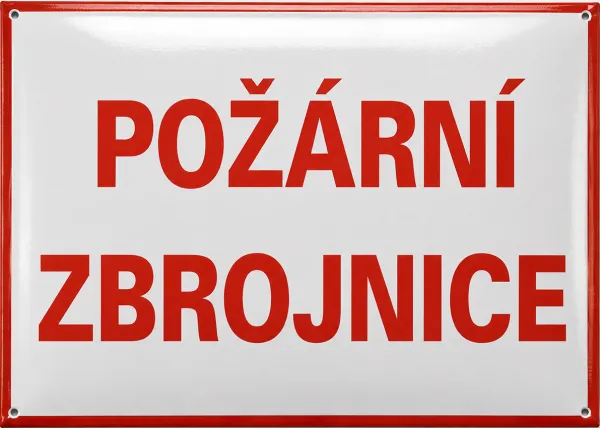 Smaltovaná cedule pro hasiče H1-sdh 1